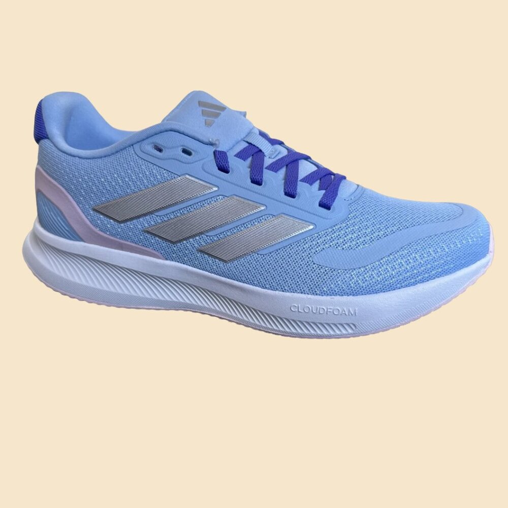 ADIDAS Women's Run Falcon 5 Running Shoes, CLEAR SKY, Size 6 - Picture 2 of 8
